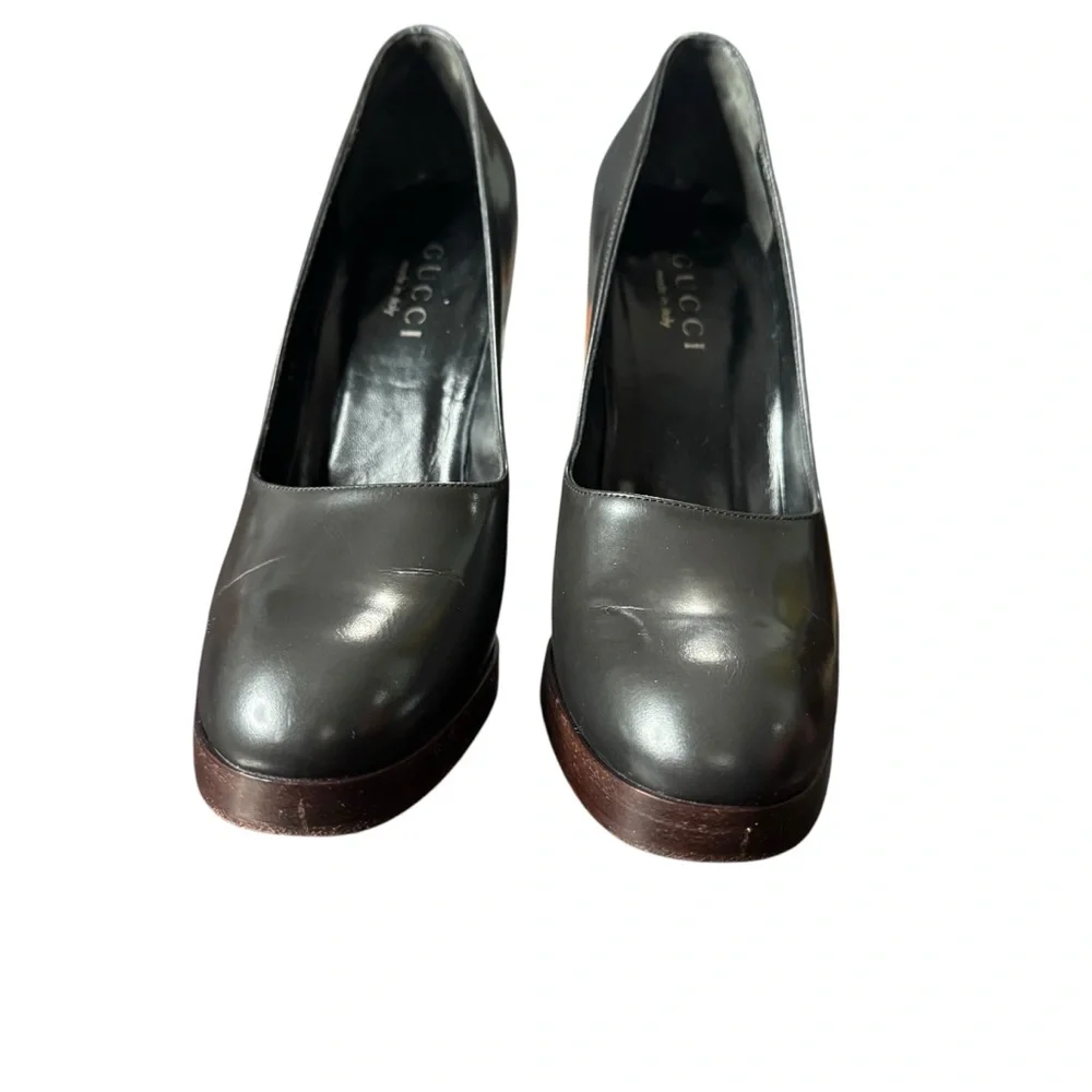 GUCCI Pump wooden heels Size 38